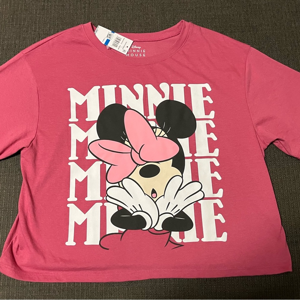 New Minnie Mouse Cropped Tee